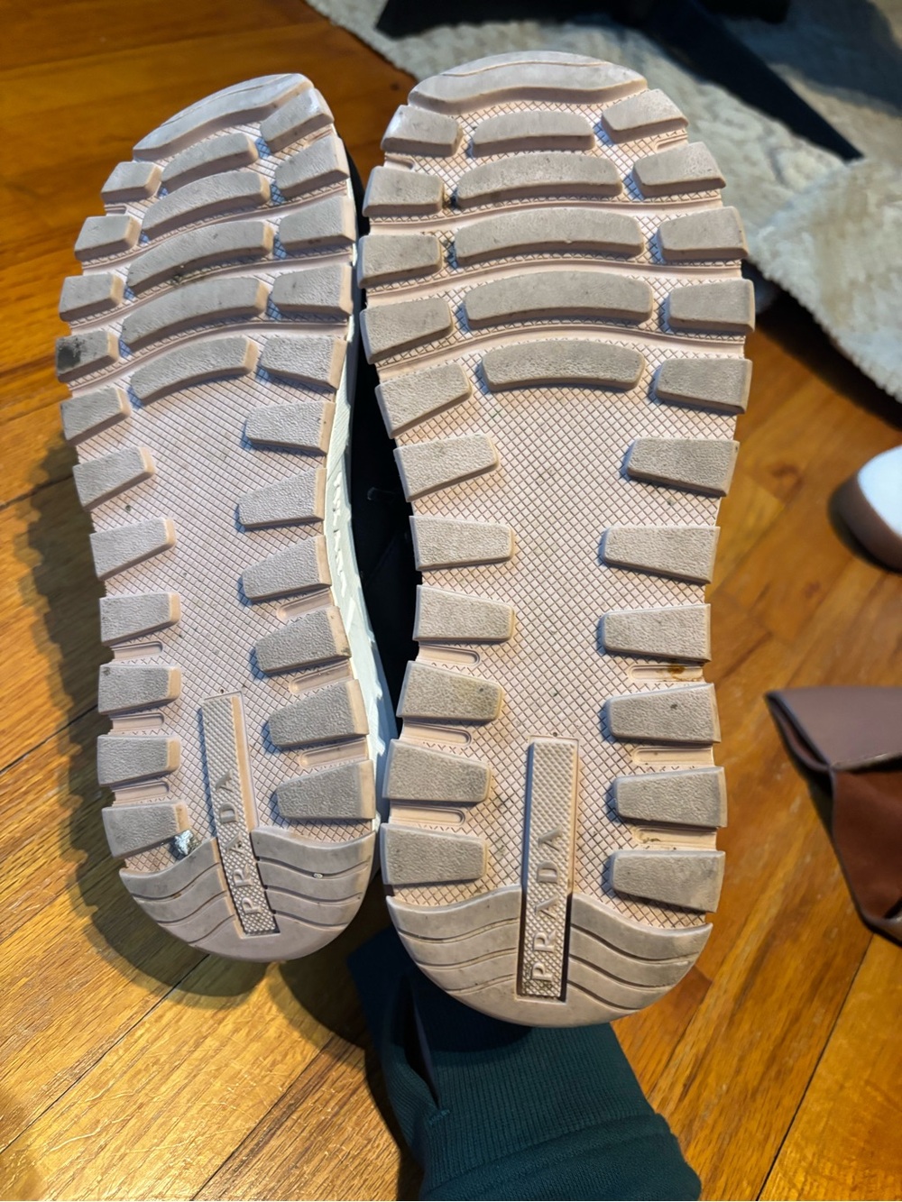 Prada | PRAX-01 Leather Sneakers Womens size 9 Designer - Picture 7 of 8